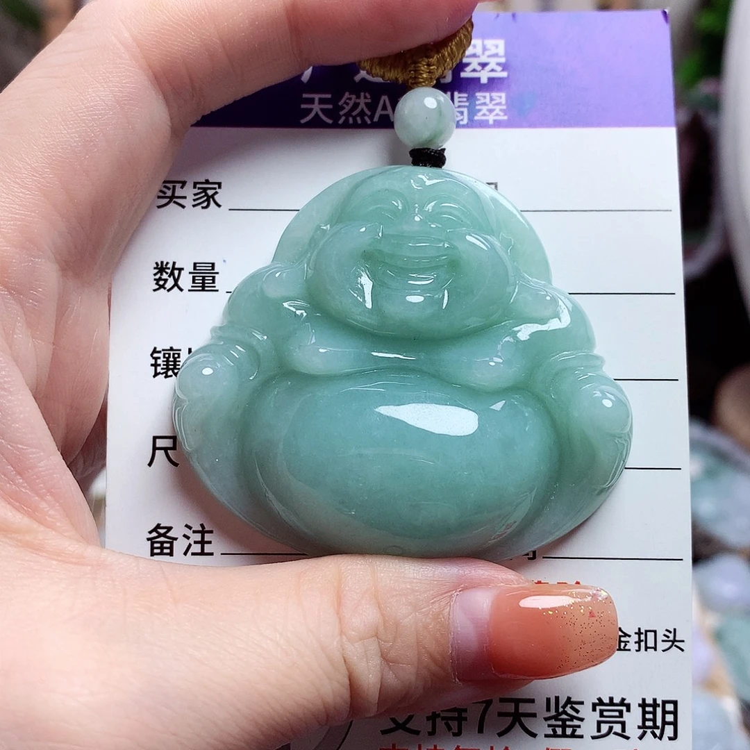 颈饰未镶嵌翡翠佛公30
