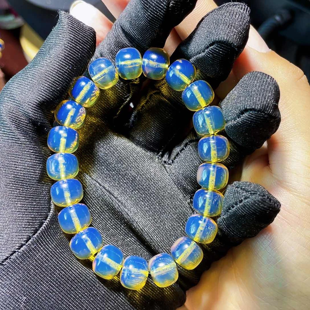 蓝珀裸石未镶嵌老型10