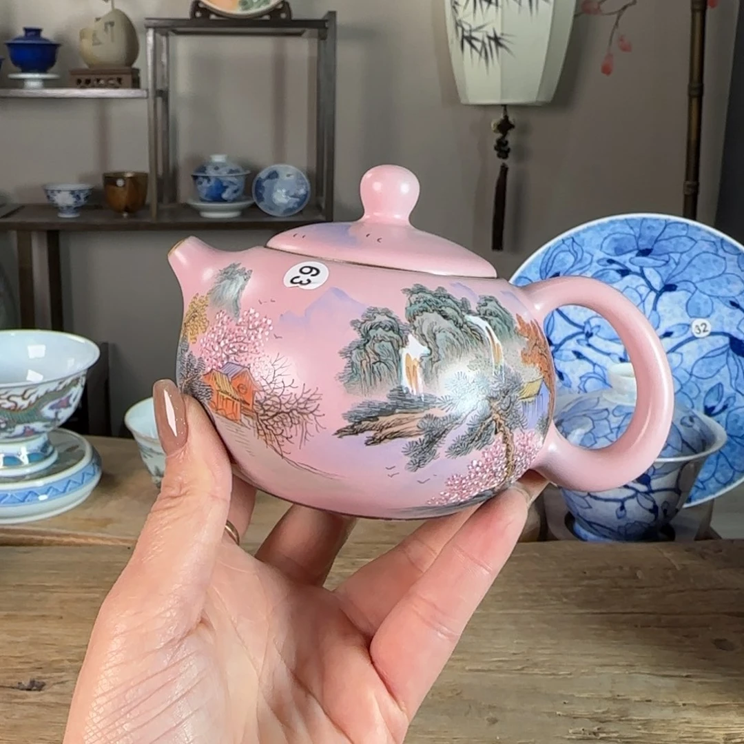 杯景德镇陶瓷柴烧多人