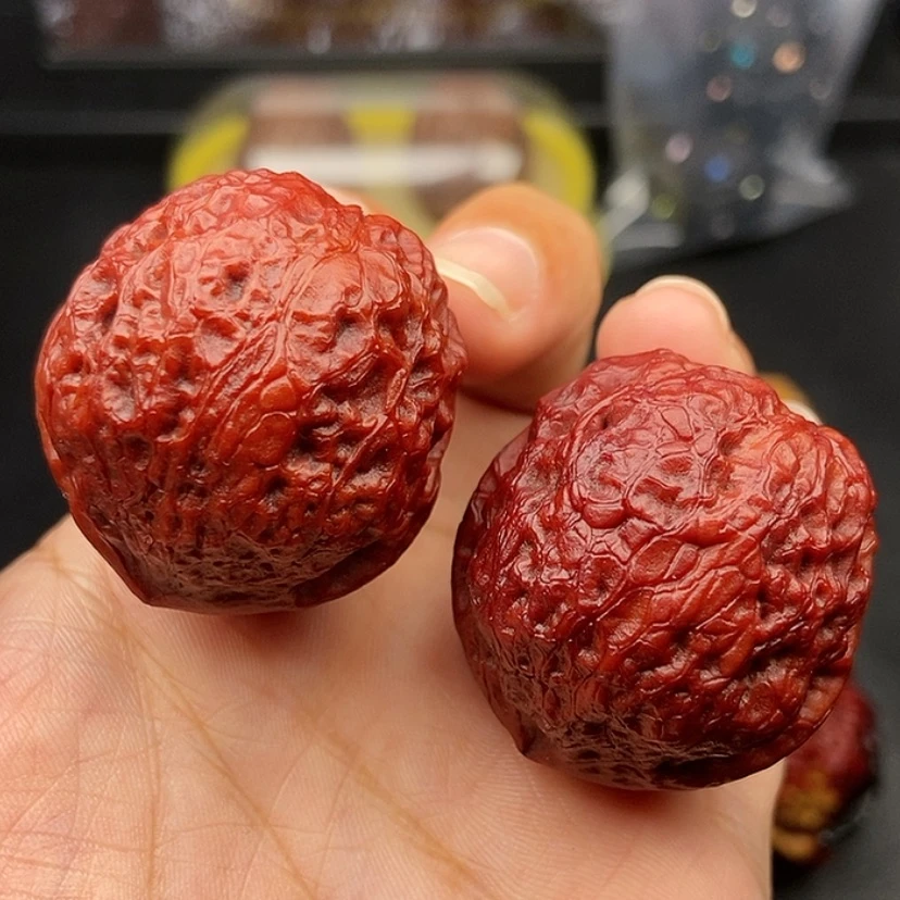 【闪购商品】把件文玩核桃38尺蛇皮元宝