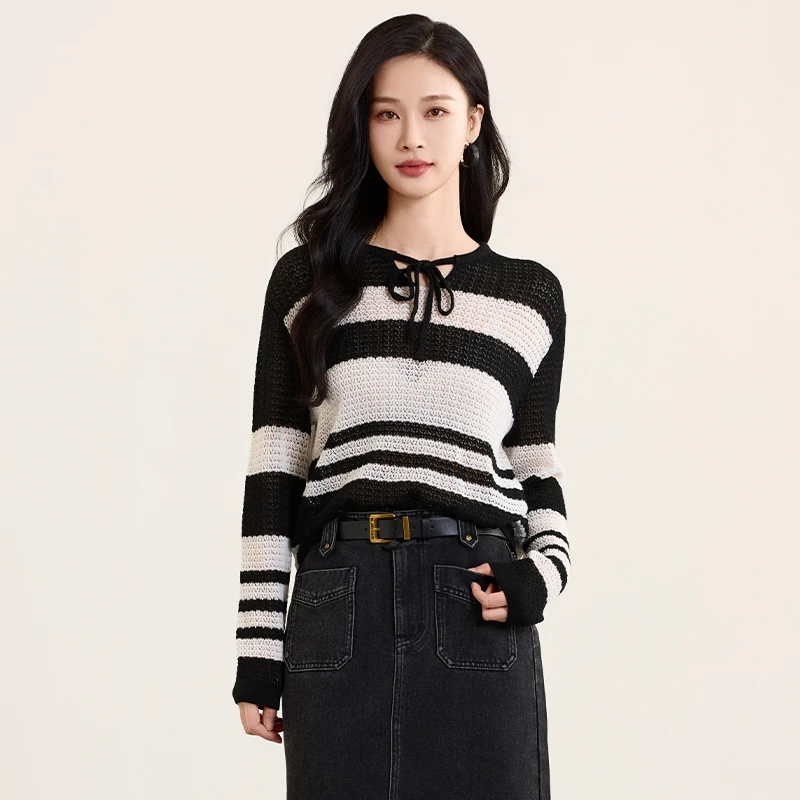 佳人苑毛衫女春季新款J415078