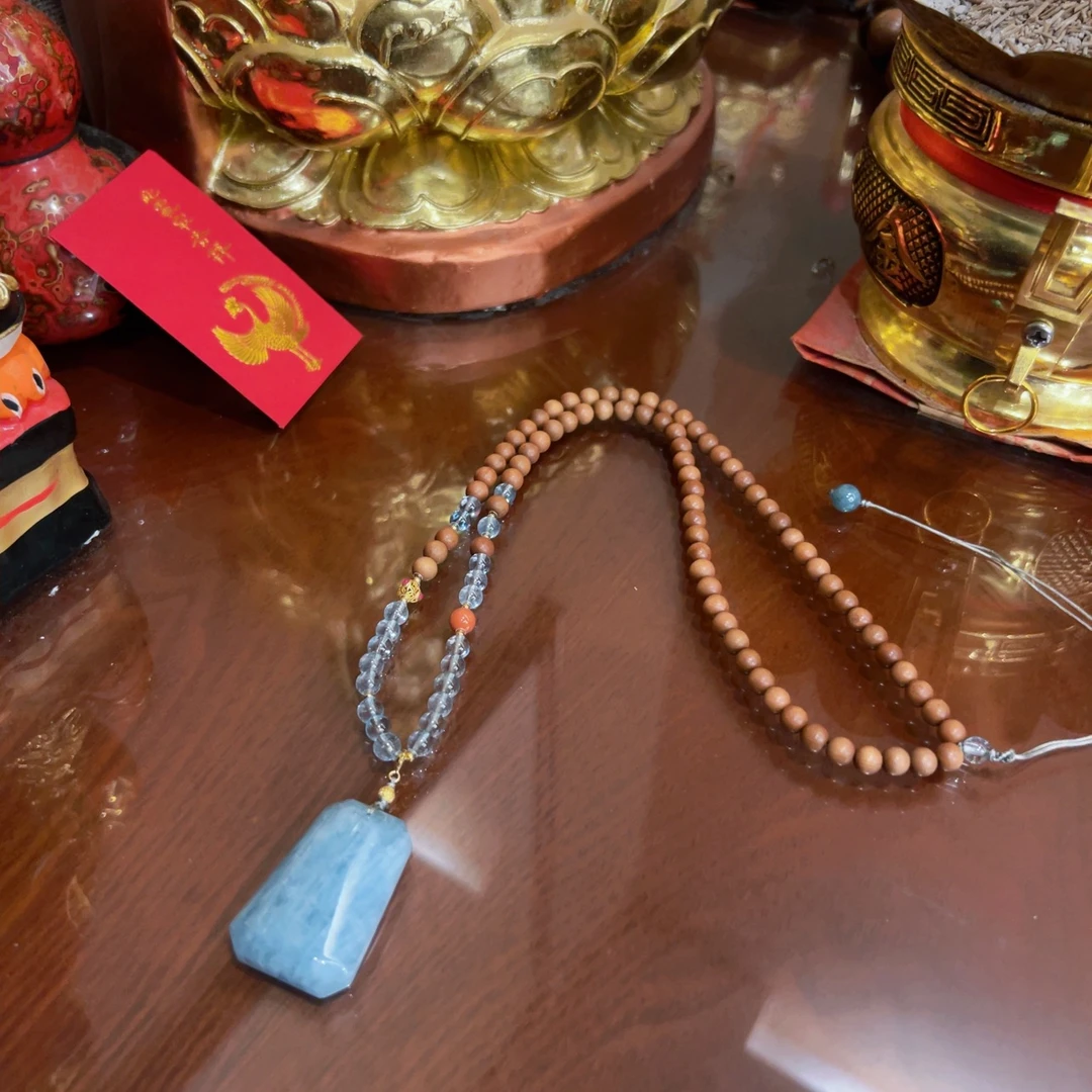 蓝宫调 老料无事吊坠 十二年奉孤品 M409