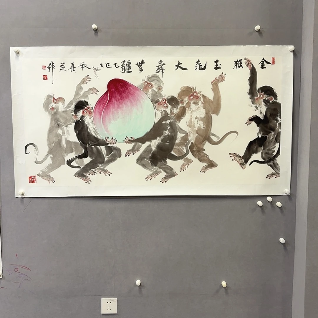 国画亲笔手绘放心去藏