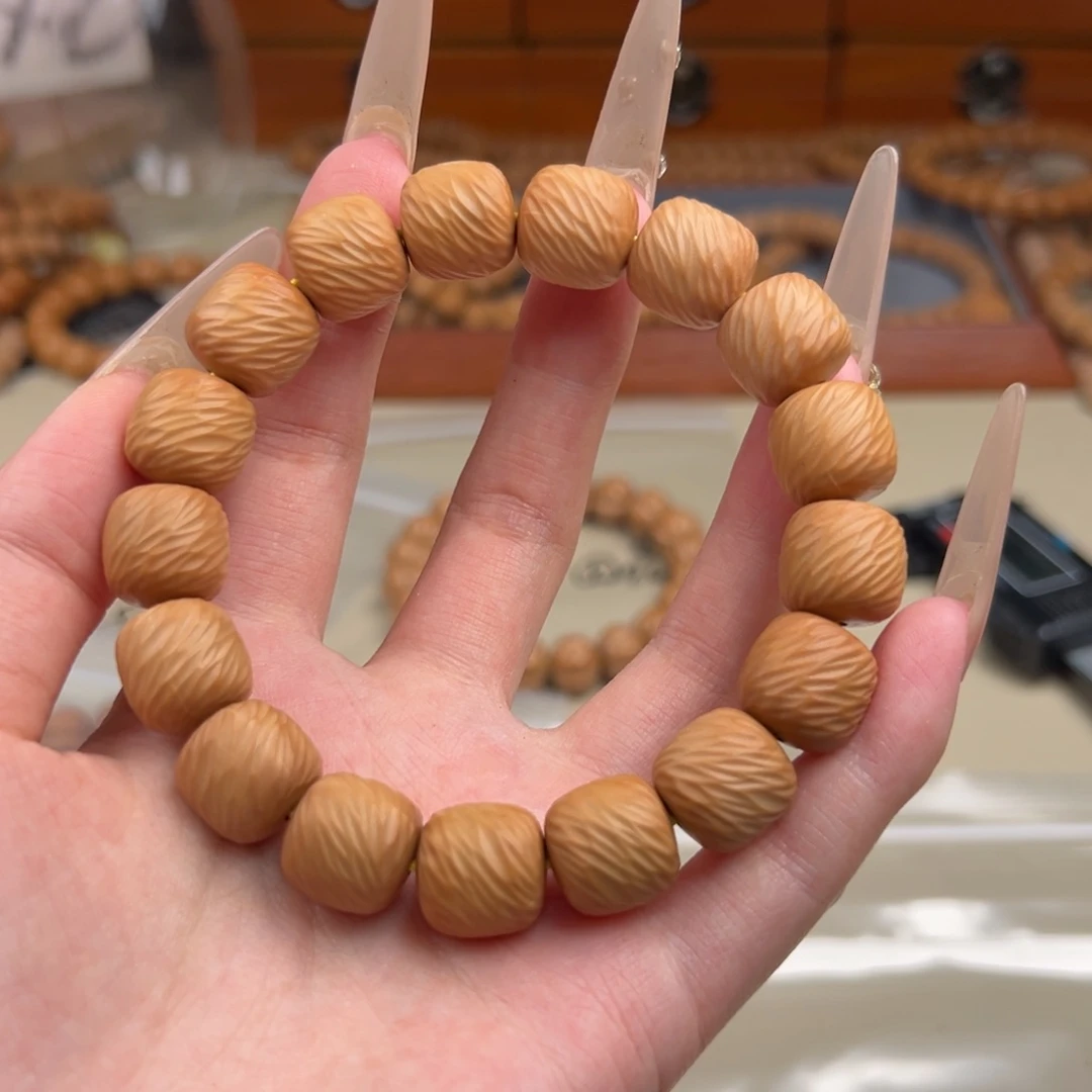 猴头核桃手串云锦道珠龙岩29.9