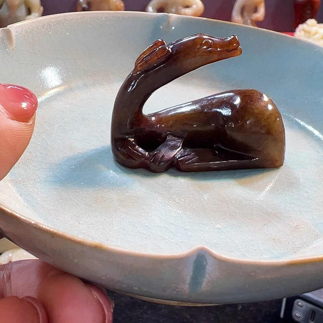 瓷片英****馆五大名窑瓷器摆件瓷片