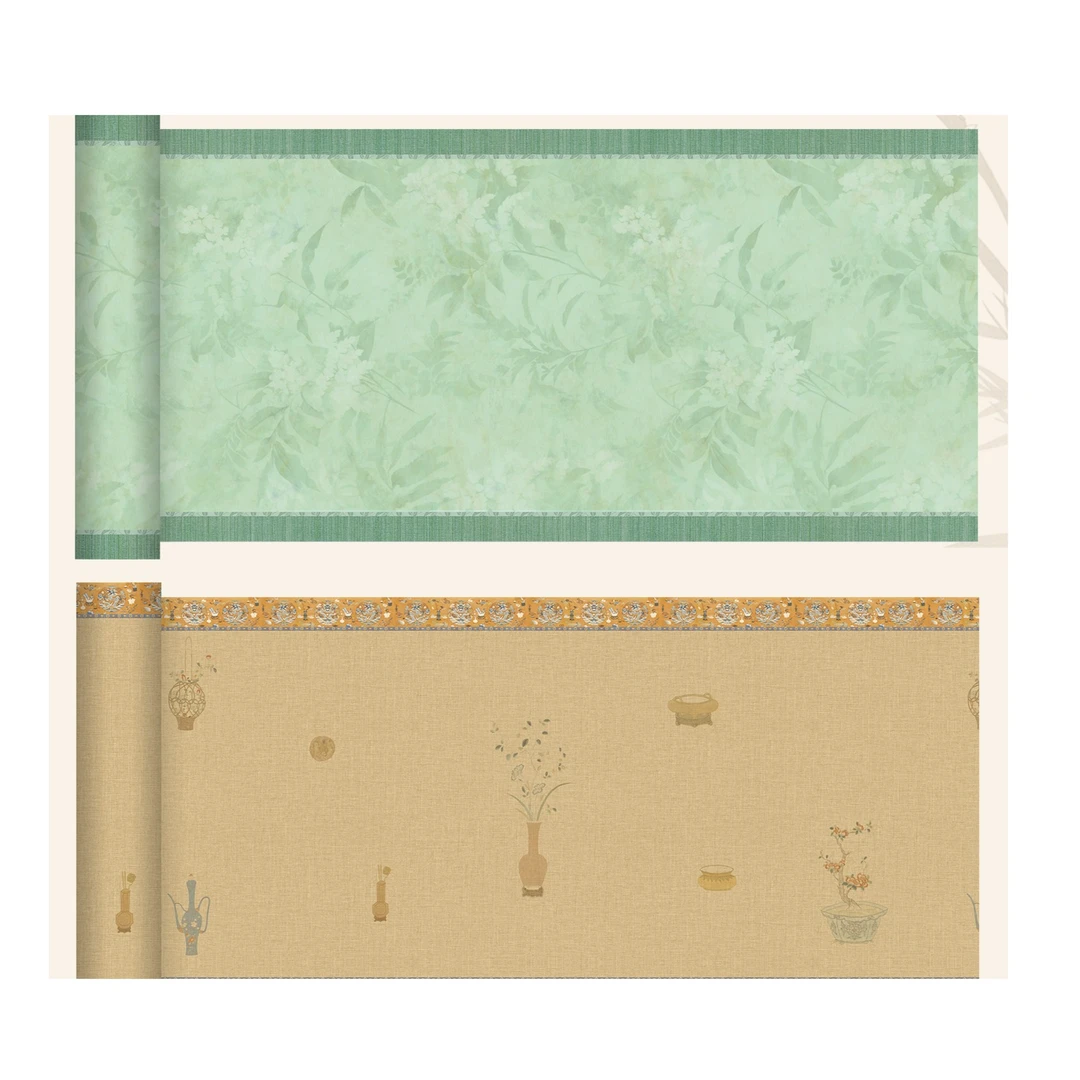 景阳阁蜡染砑光作品宣纸长卷直播间专用