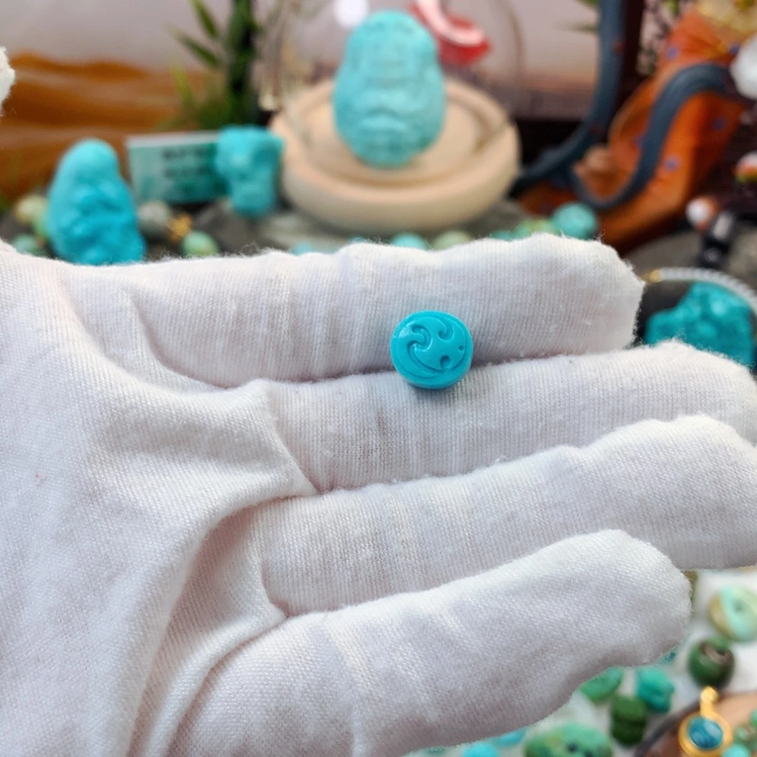 绿松石未镶嵌珠宝半成品