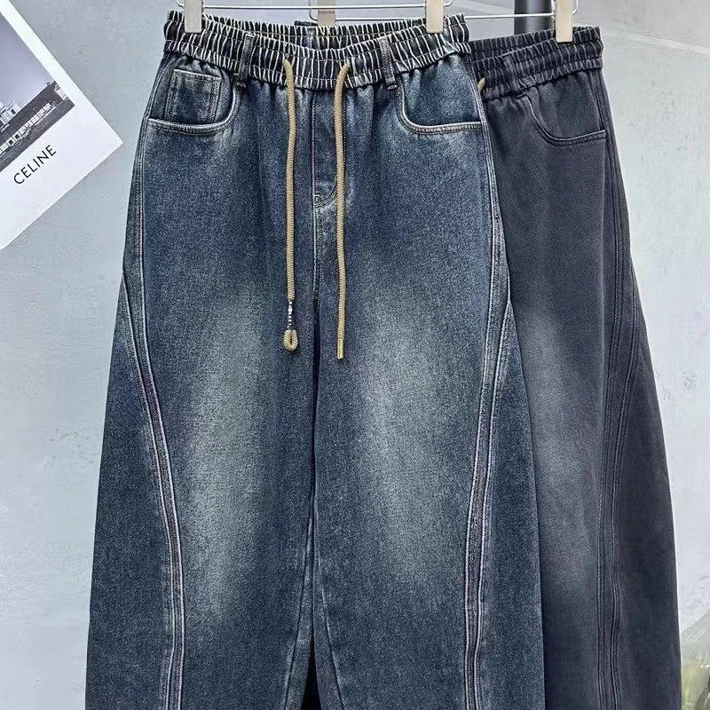 【6882】休闲明线结构重磅牛仔长裤 6882*YLZ