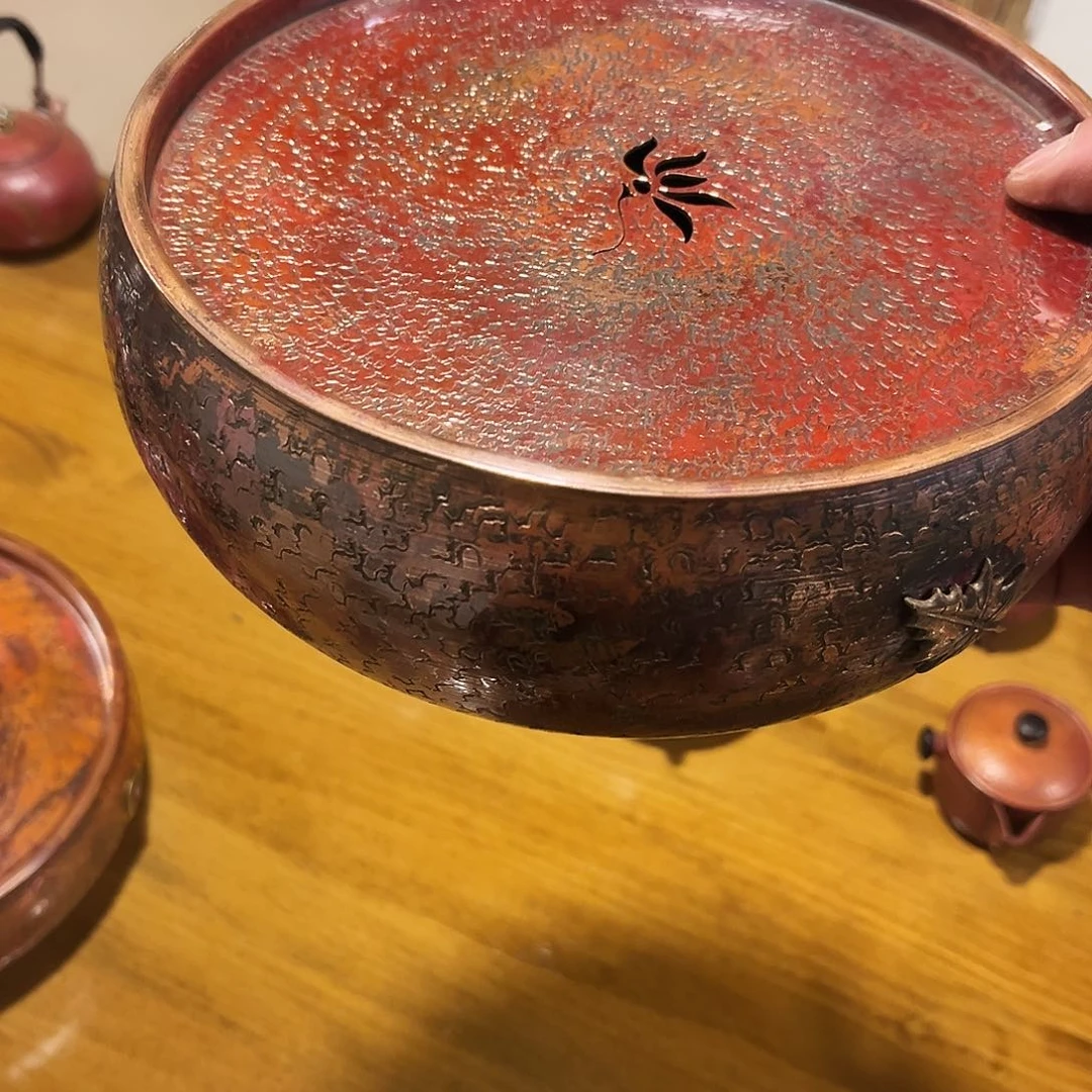 22壶承淬火色手工锻打工艺