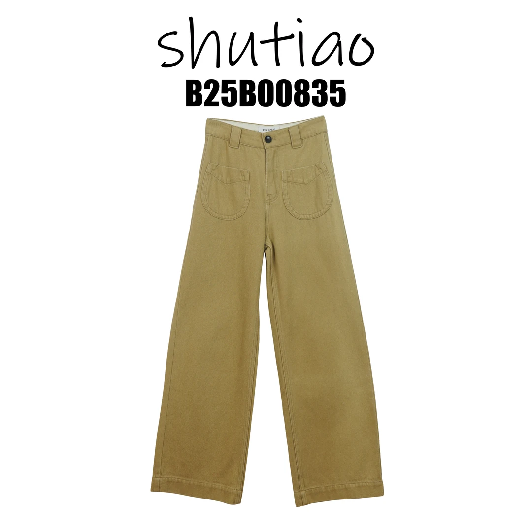 【SHUTIAO】2025春夏：新款小众设计款裤子B25B00835