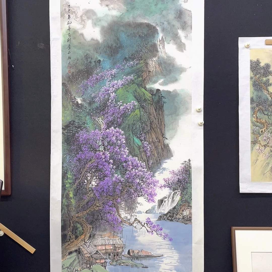 国画手绘国画，原创山水