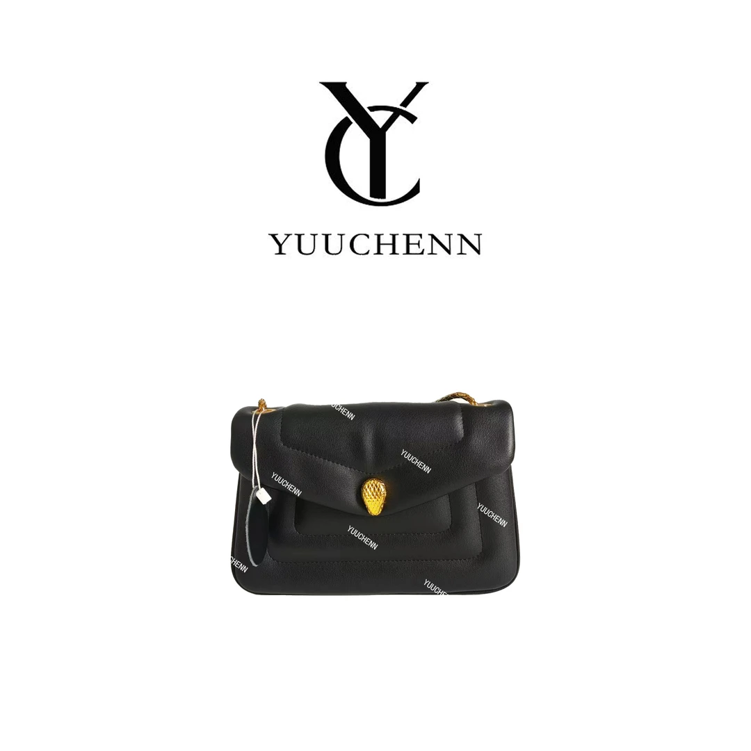YUUCHENN/22cm原创设计高定真皮包HH866
