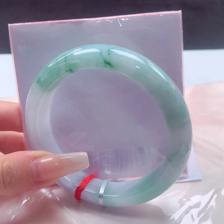 翡翠手镯未镶嵌天然缅甸翡翠A货手镯 41号