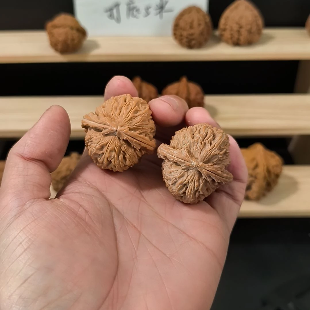 小***学文玩核桃吊坠40白狮子有虫