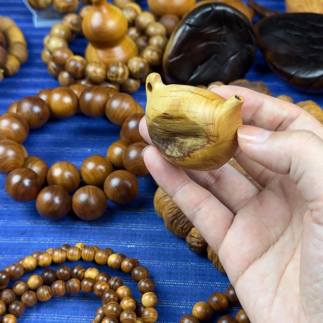 柏木（崖柏）北太行崖柏陈化原皮骨料手把壶