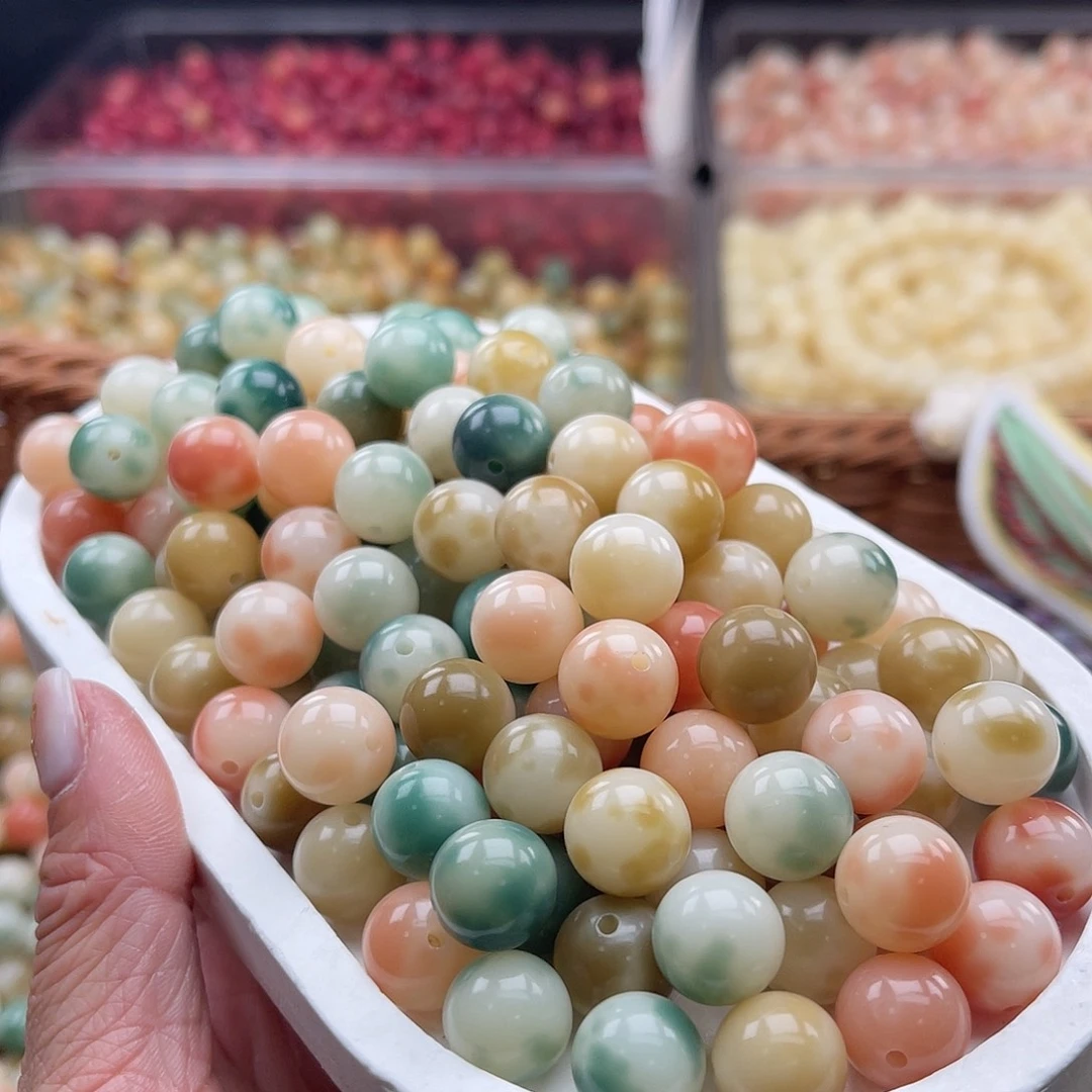 白玉菩提吊坠C/12mm/100+20颗