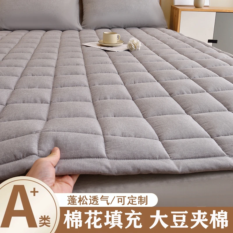 新疆棉花床褥垫子家用铺底榻榻米床垫定制全棉加厚防滑垫被单人