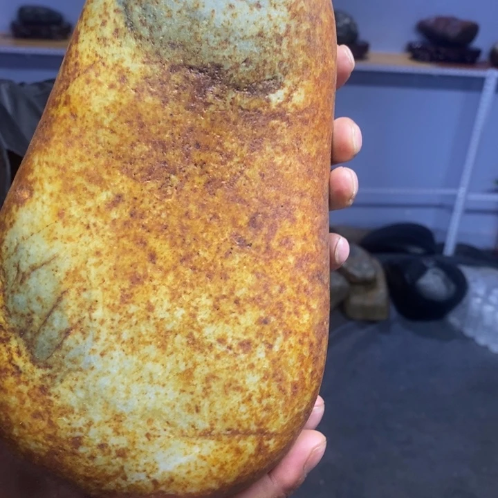 和田玉未镶嵌挂件杰*