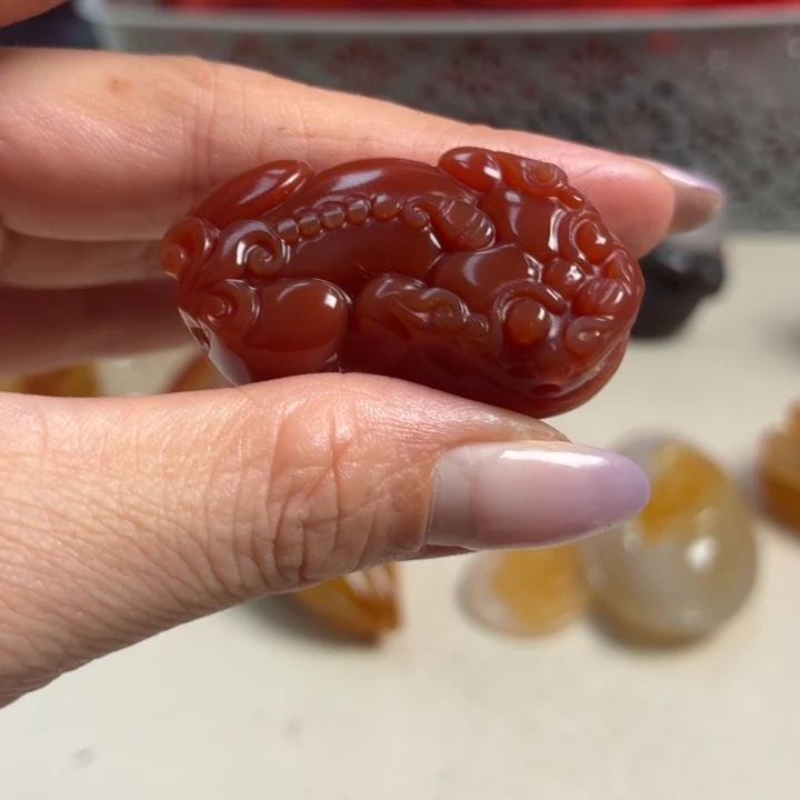 玛瑙/玉髓未镶嵌吊坠(不含链)