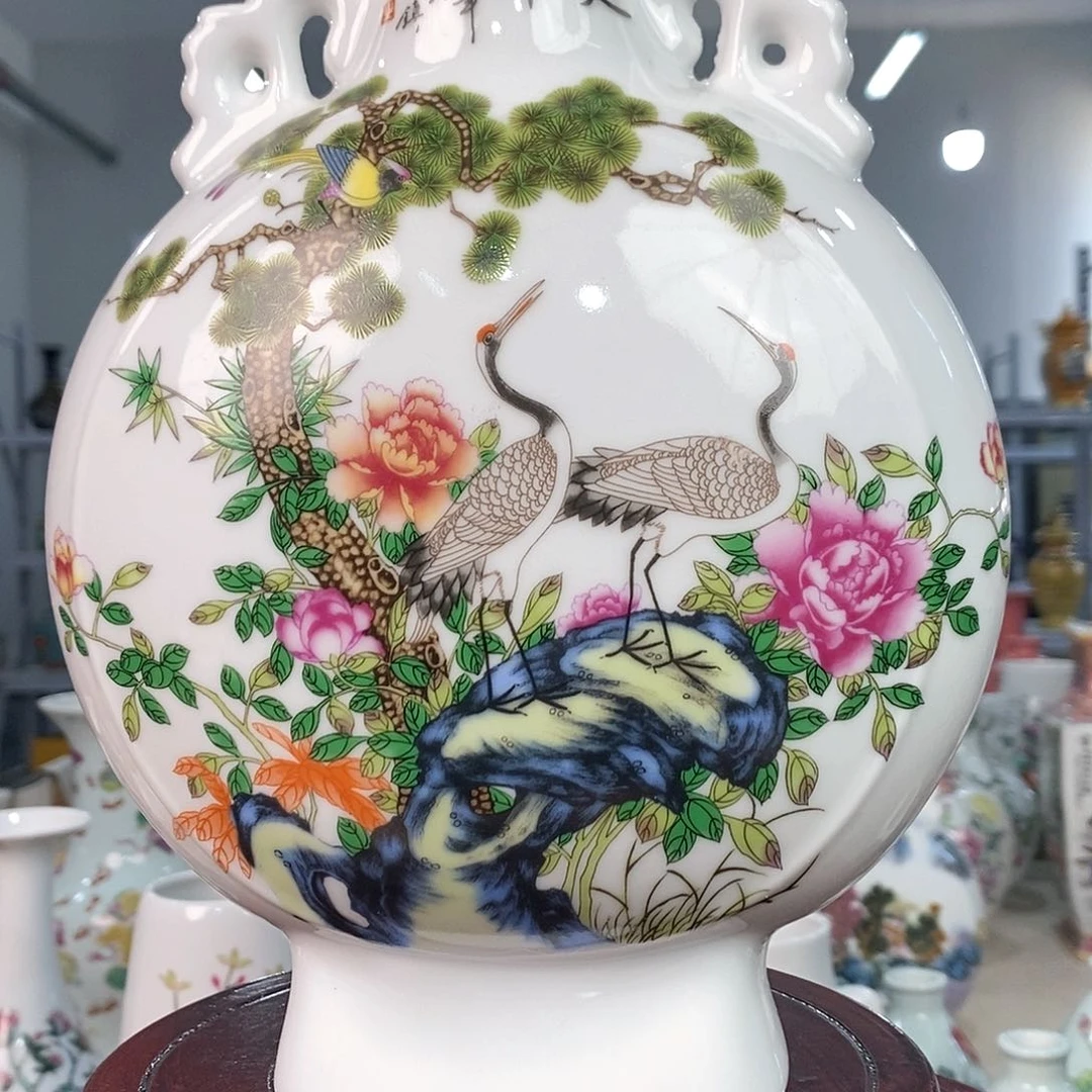 摆件景德镇陶瓷花瓶摆件