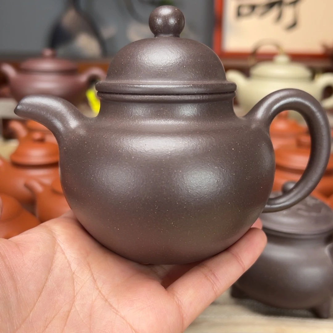 紫砂茶壶無**底槽青的300