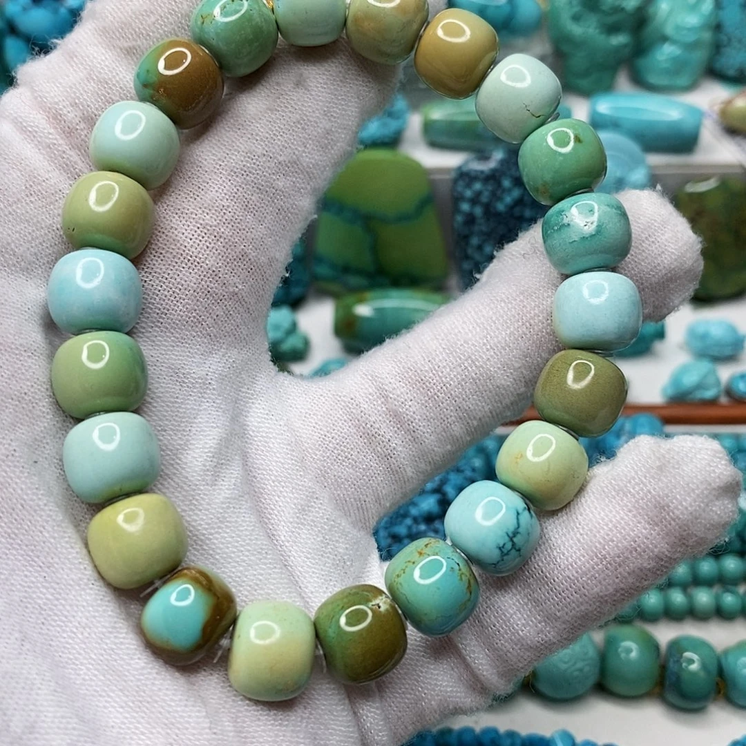 绿松石未镶嵌天然原矿 带武汉地大证书