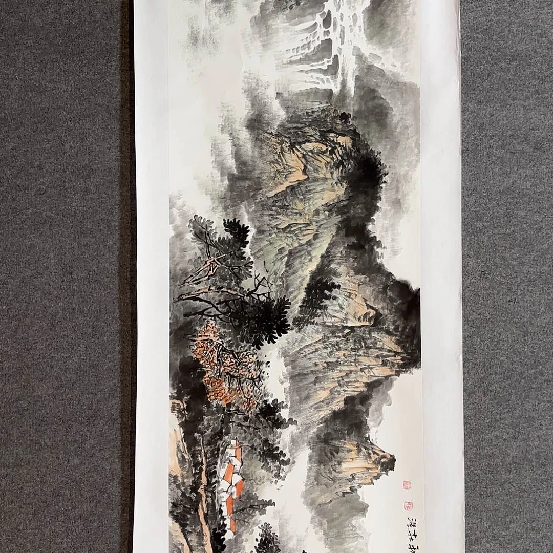 国画杜浩老师手绘作品