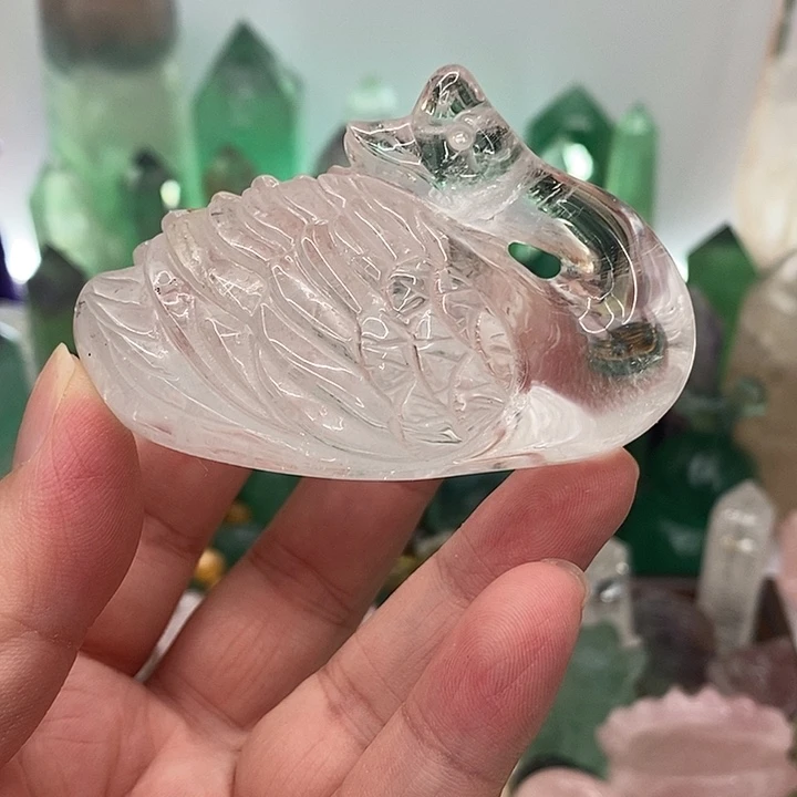 未镶嵌摆件水晶水晶有瑕