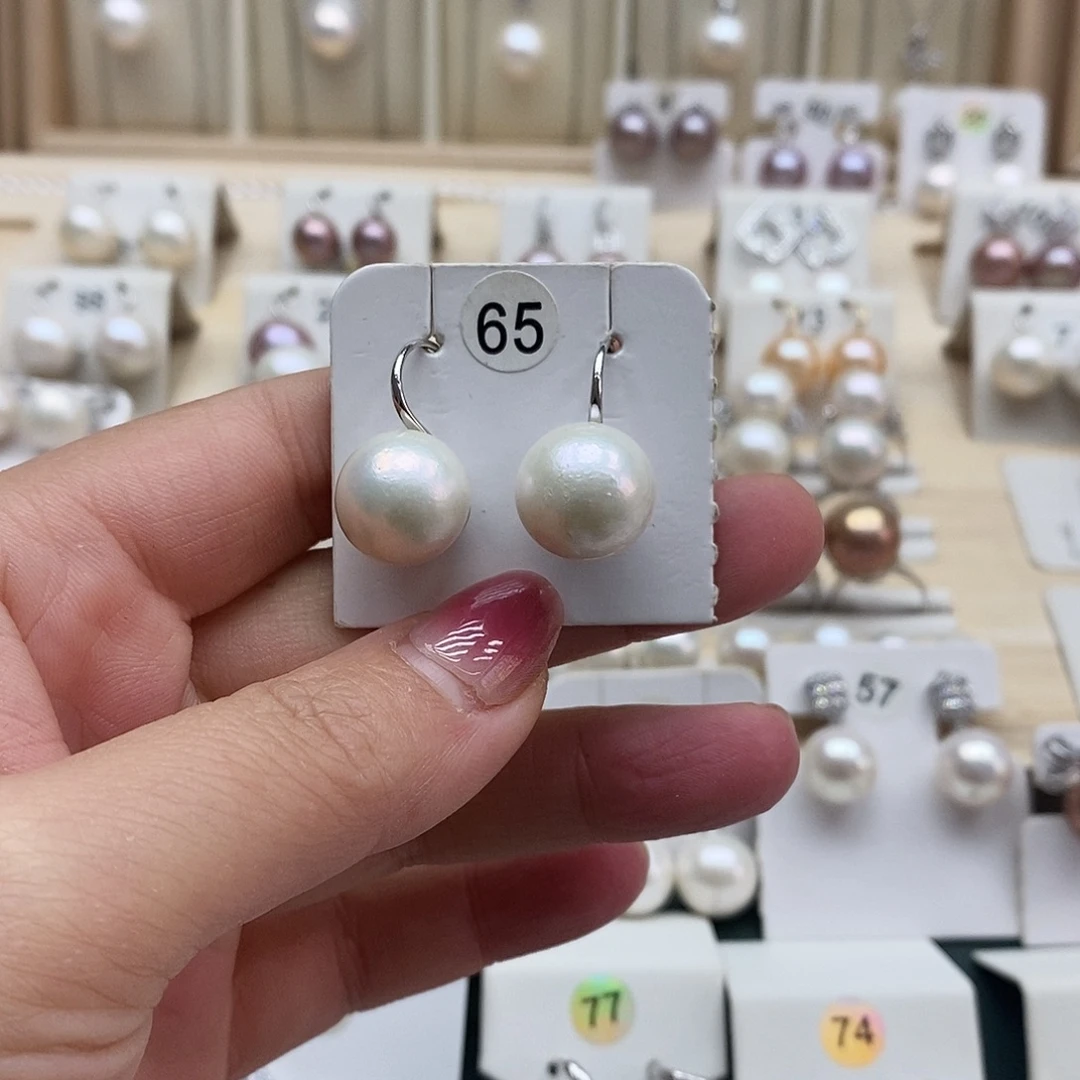 淡水珍珠颈饰银S925镶嵌13十