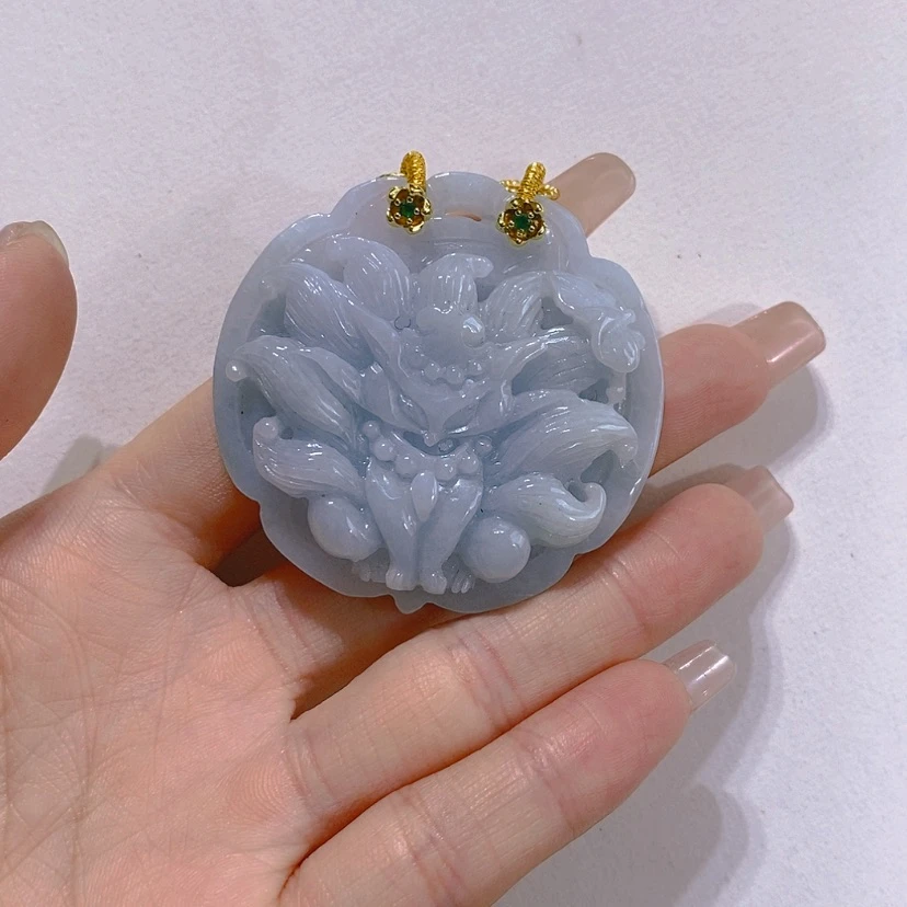 【闪购商品】翡翠未镶嵌颈饰