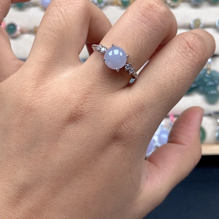 工***丝翡翠未镶嵌戒指戒指