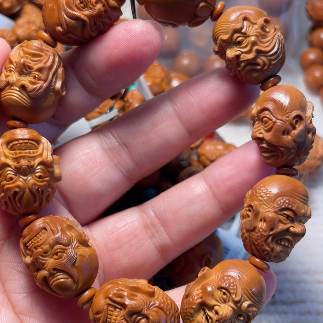 橄榄核手串/手链写实罗汉