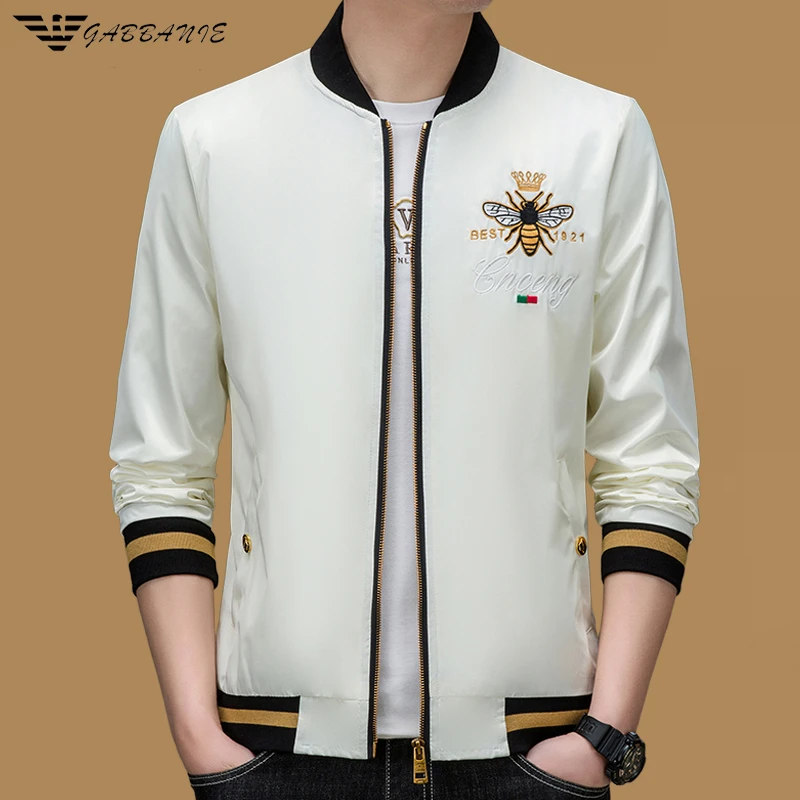 意大利品牌立领夹克男2025春秋季美式休闲棒球领薄款帅气外套潮