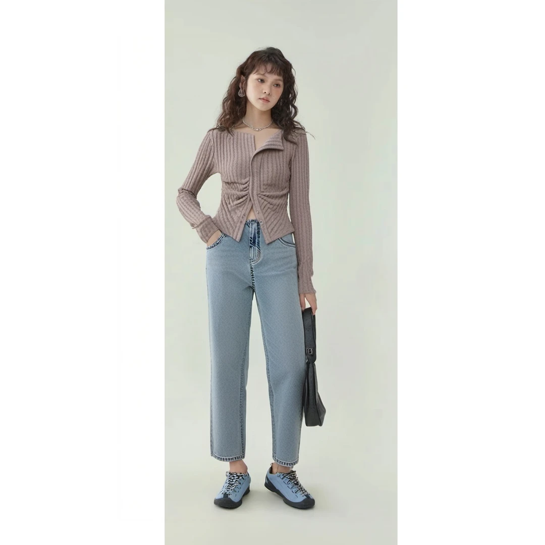 Mind Bridge/心桥百搭休闲牛仔裤 MB1607-MVDP320JBL