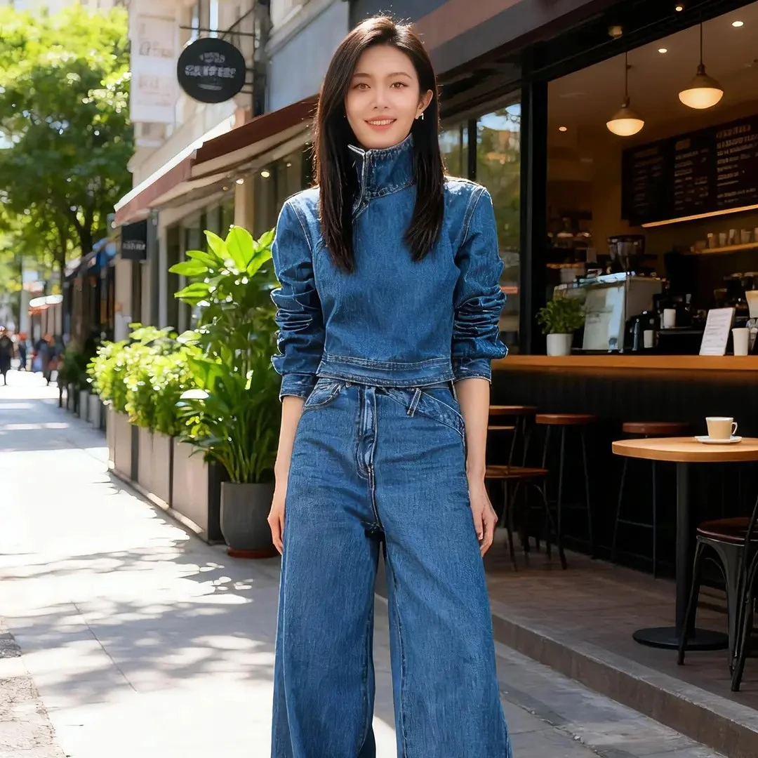 风休闲韩版两件套赫本简约裙子小个子秋冬百搭时尚长袖2025通勤牛