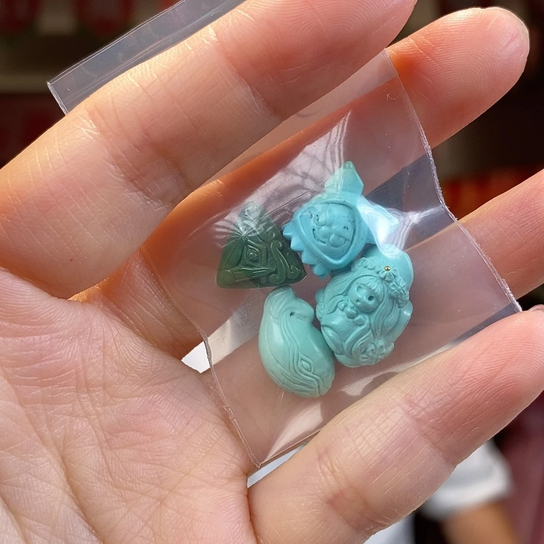 未镶嵌绿松石珠宝奇石