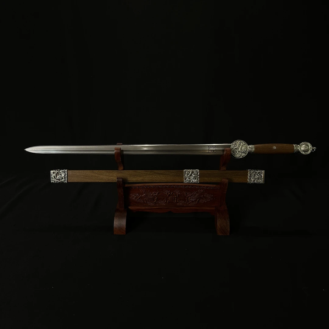 龙泉锻锋阁 龙之剑 白铜 乾坤刃 重蚁木 宝剑 未开刃