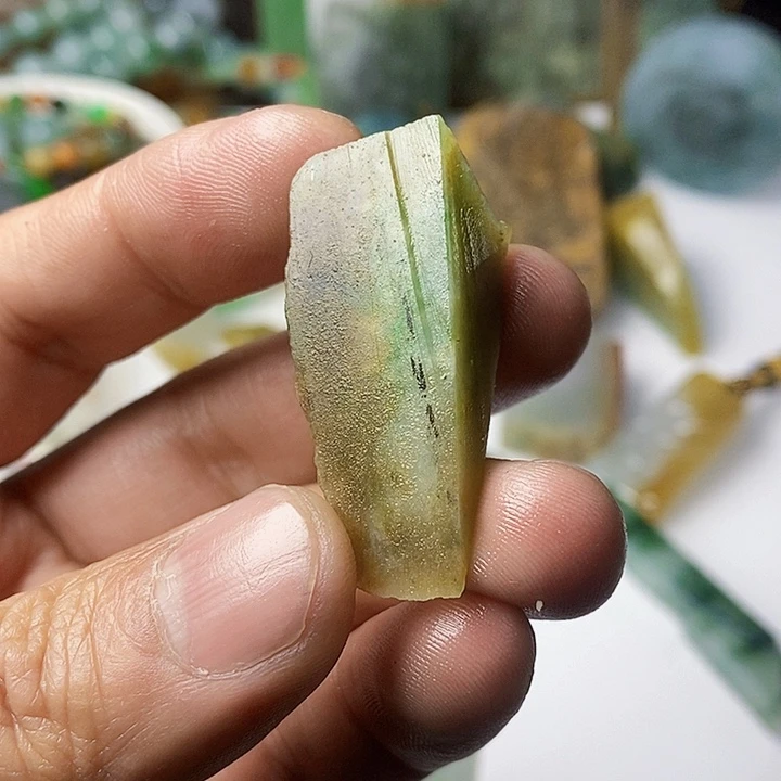翡翠散珠天然翡翠A货