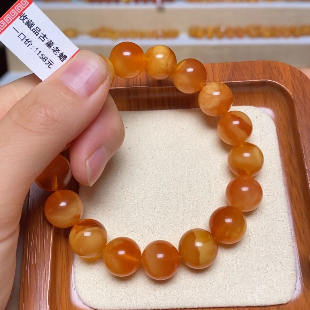 【闪购商品】未镶嵌蜜蜡手链手串