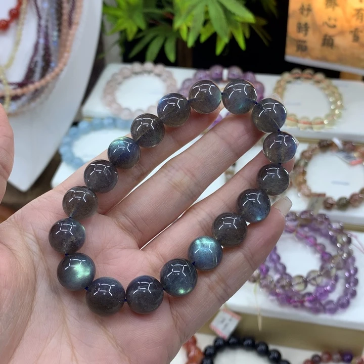 手链长石未镶嵌12mm