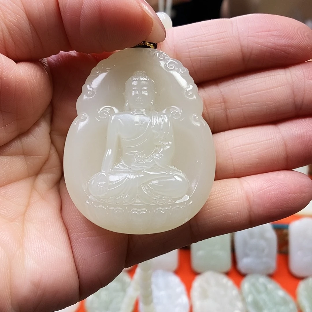 颈饰未镶嵌和田玉小****装