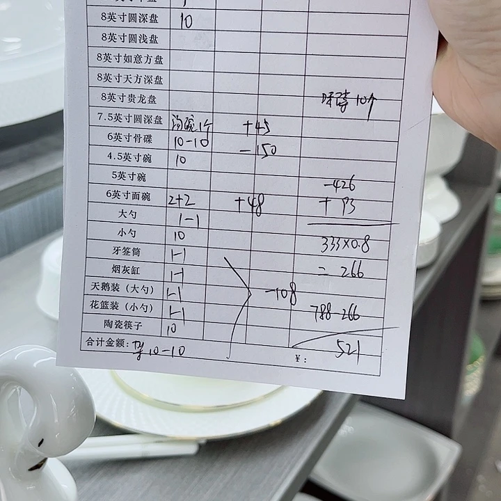 景德镇陶瓷钻雅餐具