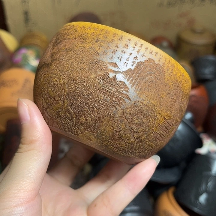 茶杯紫砂宜兴原矿紫砂茶具
