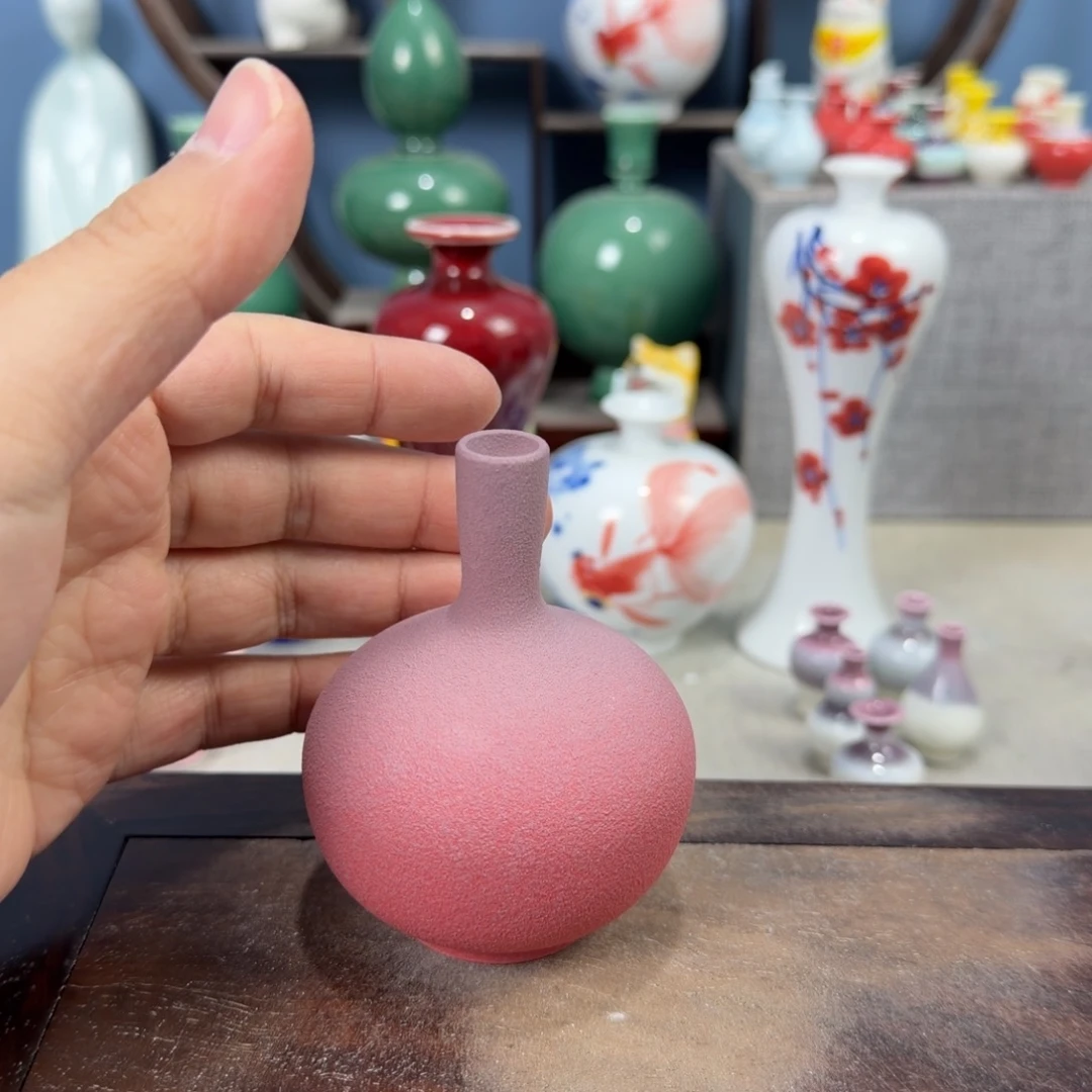 陶瓷手工小花器摆件