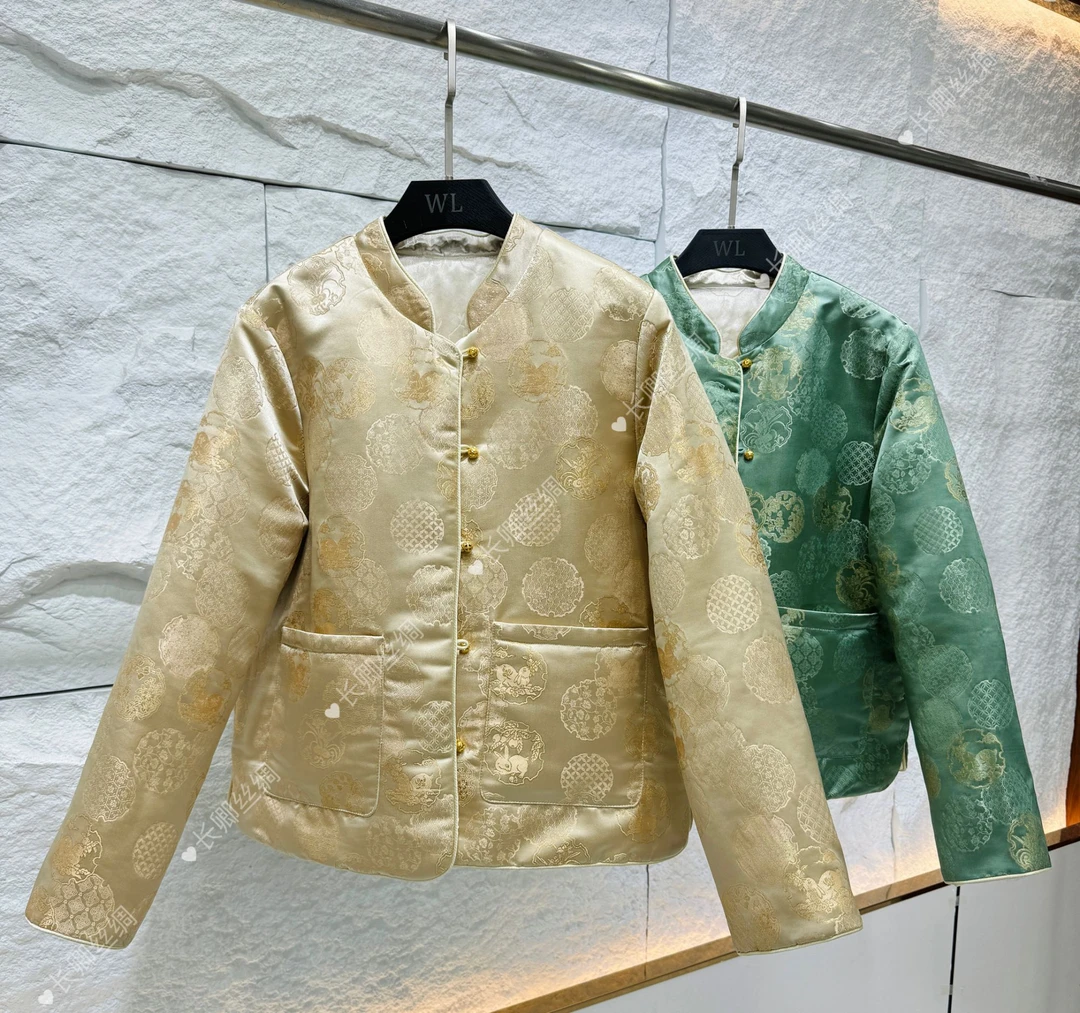 【倾云】高端气质时尚双穿棉衣休闲外套保暖花色百搭 KM12208