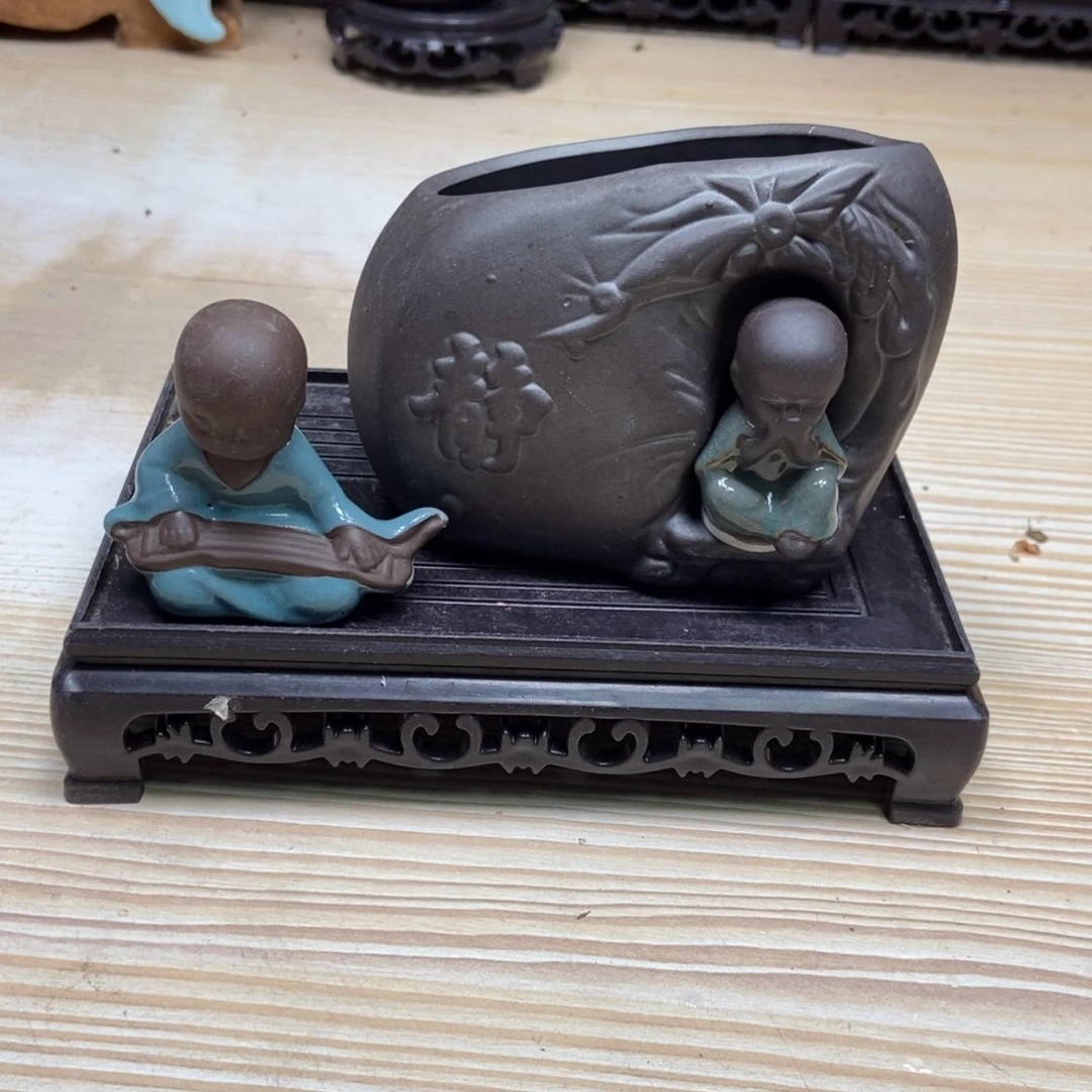 瓷片陶瓷花盆陶瓷艺术