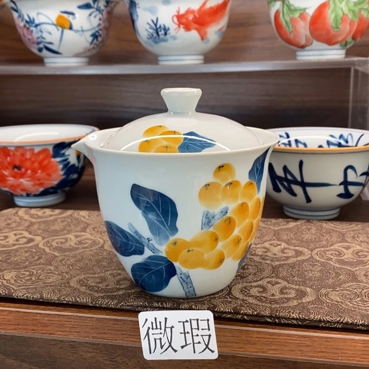 釉下老陶泥手工绘制