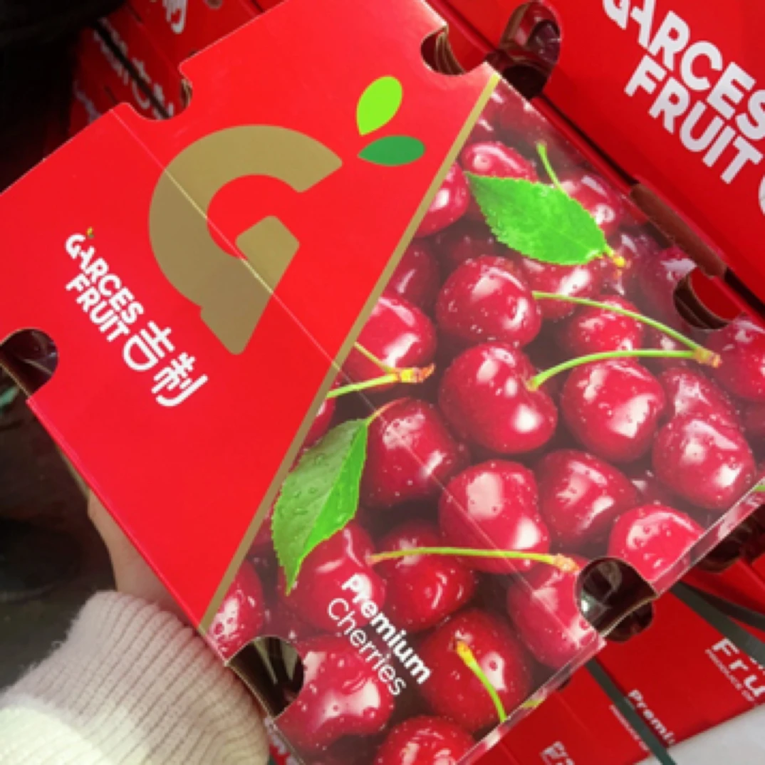 纯冰JD车厘子原装5斤装（赠喜庆牛肉馅酥脆饼干或伟业年糕1个）