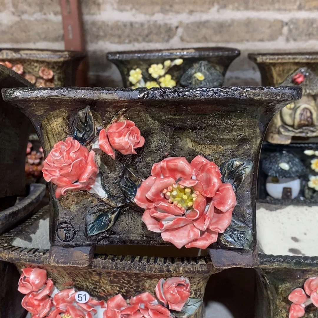 红陶A***e青藤花器多肉花盆