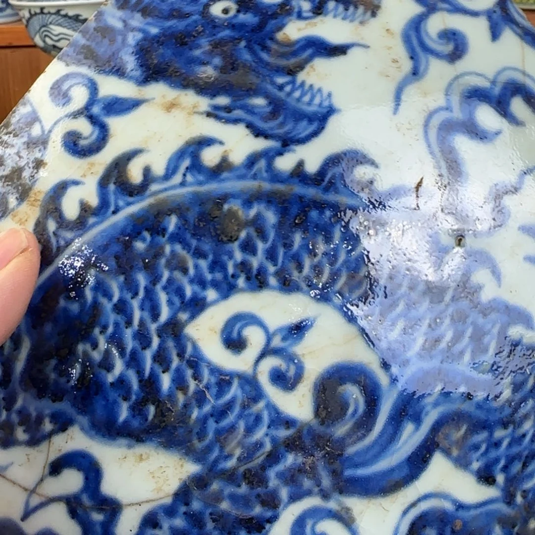 瓷片相**分青花瓷片标本标本